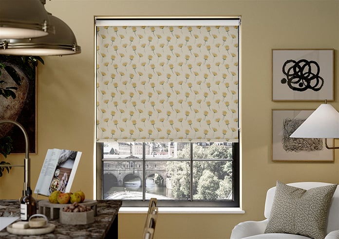 Emily Bond Cornflower, Yellow - Roller Blind - Image 3